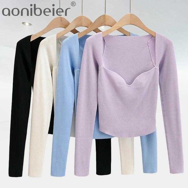 ladies pure color thin sweater long sleeve elegant office knitted pullover heart neck drop 210604, White;black
ladies pure color thin sweater long sleeve elegant office knitted pullover heart neck drop 210604, White;black