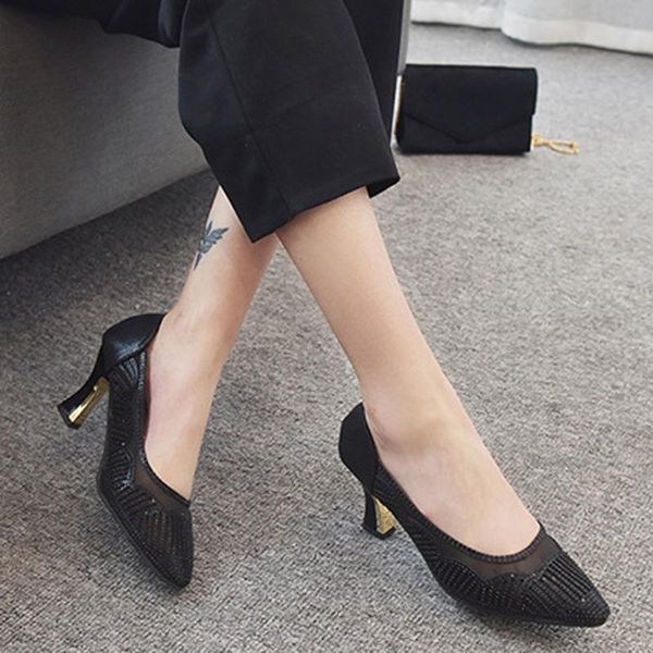dress shoes sagace summer crystal hollow breathable women square heel sandals elegant female casual ladies close toe, Black
dress shoes sagace summer crystal hollow breathable women square heel sandals elegant female casual ladies close toe, Black