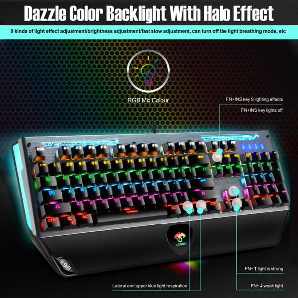 keyboards r58a usb wired gaming keyboard with hand rest rgb light emitting metal suitable for games and work 104 keys
keyboards r58a usb wired gaming keyboard with hand rest rgb light emitting metal suitable for games and work 104 keys