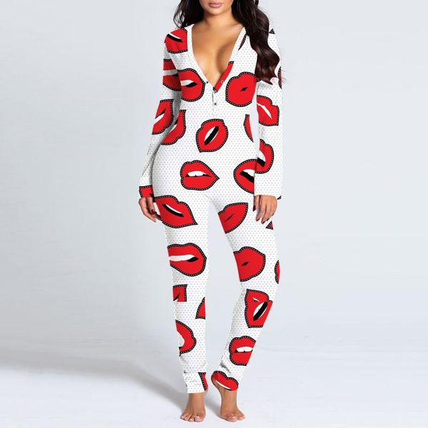 women's jumpsuits & rompers 2021 women close-fitting jumpsuit lips/ wave points printed pattern long sleeve one-piece playsuit, Black;white
women's jumpsuits & rompers 2021 women close-fitting jumpsuit lips/ wave points printed pattern long sleeve one-piece playsuit, Black;white