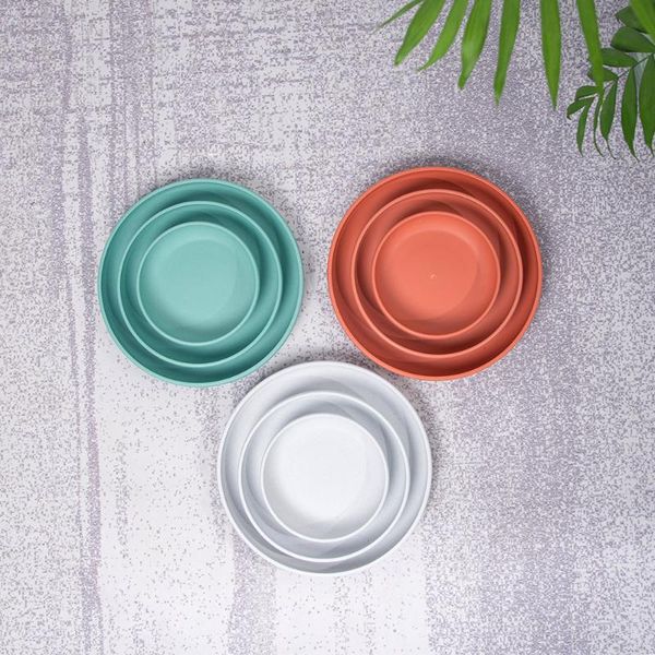planters & pots sungmor plastic plant saucer drip trays - set of 3 pot saucers round flowerpot tray for indoor outdoor garden
planters & pots sungmor plastic plant saucer drip trays - set of 3 pot saucers round flowerpot tray for indoor outdoor garden