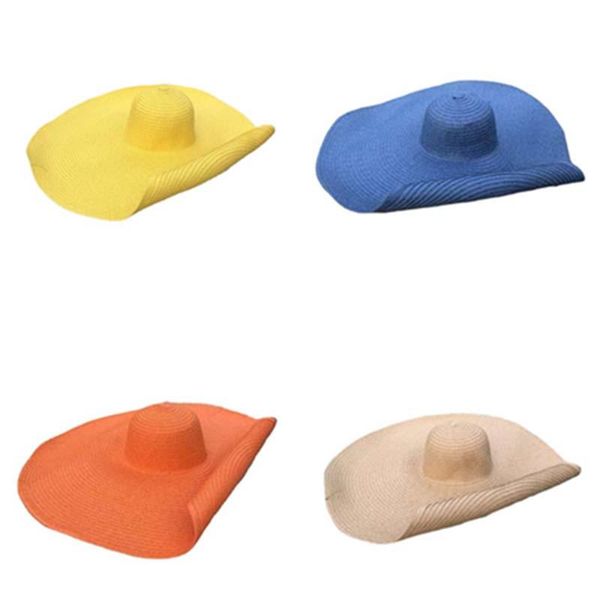 wide brim hats 25cm beach for women oversized large straw cap uv protection foldable sun hat seaside drop, Blue;gray
wide brim hats 25cm beach for women oversized large straw cap uv protection foldable sun hat seaside drop, Blue;gray