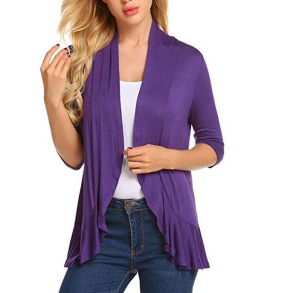 women's knits & tees women sweater thin cardigan in jersey open stitch jacket spring autumn office lady coverup, White
women's knits & tees women sweater thin cardigan in jersey open stitch jacket spring autumn office lady coverup, White