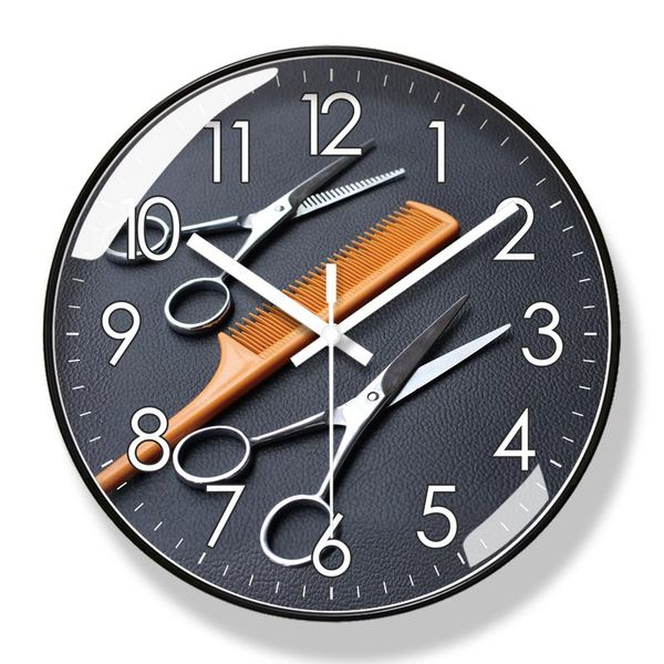 round creative mute wall clock modern design barber shop beauty salon clocks for home decoration kitchen living room decor
round creative mute wall clock modern design barber shop beauty salon clocks for home decoration kitchen living room decor