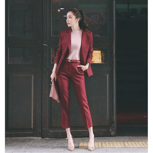 women's suits & blazers office lady work pant 2 piece set women double breasted blazer jacket trousers business pants 2021 winter femal, White;black
women's suits & blazers office lady work pant 2 piece set women double breasted blazer jacket trousers business pants 2021 winter femal, White;black