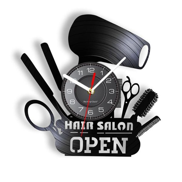 wall clocks hair salon business open sign record clock hairdresser re-purposed watch vintage timepieces
wall clocks hair salon business open sign record clock hairdresser re-purposed watch vintage timepieces