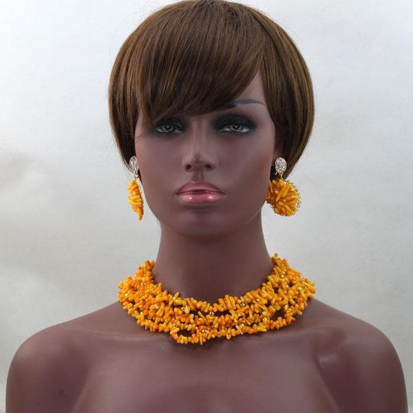 earrings & necklace fashion orange color women bridal coral beads bracelet drop tiny gold accessory cnr594, Silver
earrings & necklace fashion orange color women bridal coral beads bracelet drop tiny gold accessory cnr594, Silver