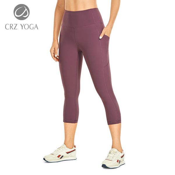 crz yoga women's brushed naked feeling yoga leggings 19 inches - high waist capris matte soft workout crop with pockets
crz yoga women's brushed naked feeling yoga leggings 19 inches - high waist capris matte soft workout crop with pockets
