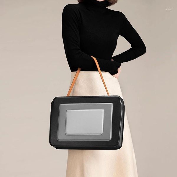 evening bags contrasting color double pocket mezzanine briefcase 2021 style underarm bag fashion ladies all-match shoulder1
evening bags contrasting color double pocket mezzanine briefcase 2021 style underarm bag fashion ladies all-match shoulder1