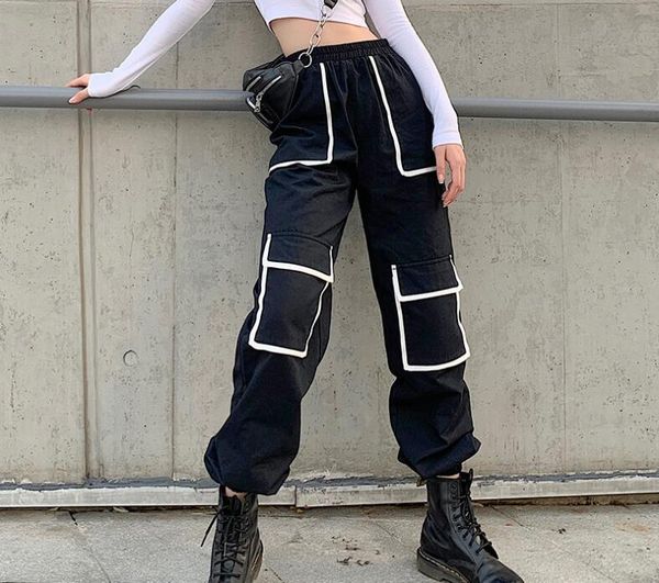 women's pants & capris fashion irregular color clash high-waisted work casual corset hip hop fall winter, Black;white
women's pants & capris fashion irregular color clash high-waisted work casual corset hip hop fall winter, Black;white