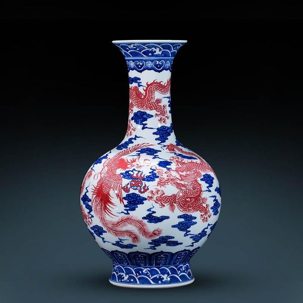 vases jingdezhen antique hand-painted blue and white porcelain vase glaze red flower chinese classical living room ceramics
vases jingdezhen antique hand-painted blue and white porcelain vase glaze red flower chinese classical living room ceramics