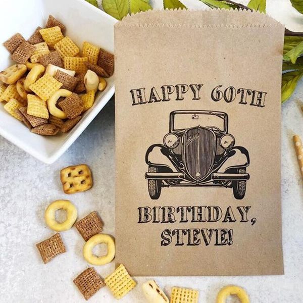 gift wrap custom birthday favor bags, 40th birthday, 50th, 60th mans decorations, classic car desserts buffet treat bags
gift wrap custom birthday favor bags, 40th birthday, 50th, 60th mans decorations, classic car desserts buffet treat bags