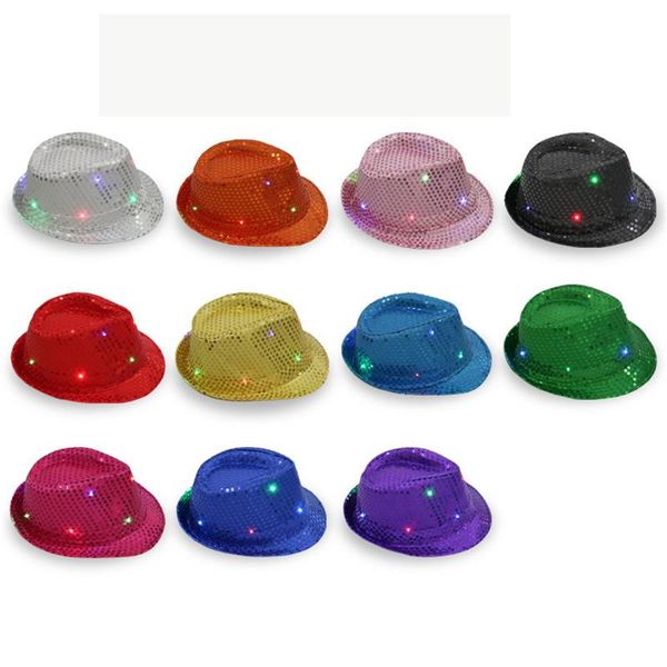 party decoration led fashion adult/child brilliant glitter sequins hat dance show jazz cap stage glow
party decoration led fashion adult/child brilliant glitter sequins hat dance show jazz cap stage glow
