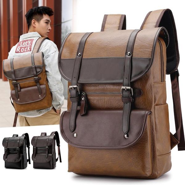 backpack vintage leather for men women lapbagpack 15.6 inch notebook back pack travel waterproof male school bag backpacks
backpack vintage leather for men women lapbagpack 15.6 inch notebook back pack travel waterproof male school bag backpacks