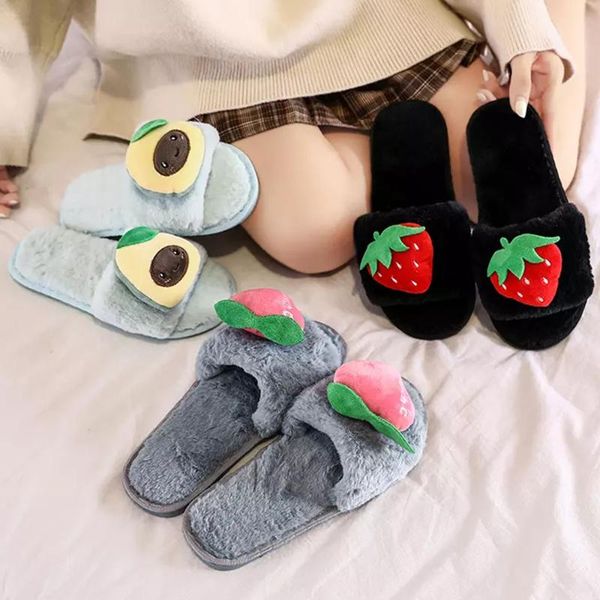winter slippers women adorable girls shoes plus velvet fruit vamp slipper antislip comfortable slides, Black
winter slippers women adorable girls shoes plus velvet fruit vamp slipper antislip comfortable slides, Black