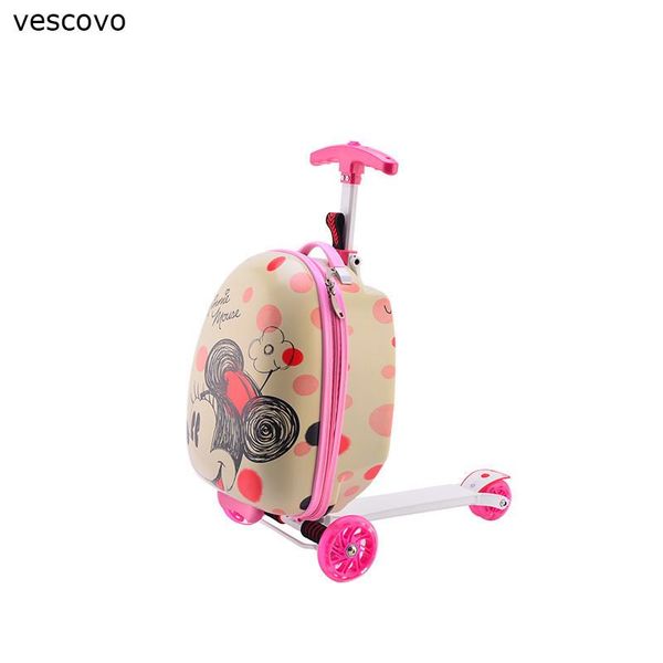 suitcases vescovo 16" inch child cartoon scooter luggage cute carry on trolley suitcase rolling for kids
suitcases vescovo 16" inch child cartoon scooter luggage cute carry on trolley suitcase rolling for kids