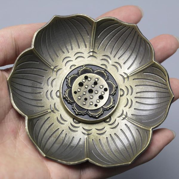 fragrance lamps round small gourd incense holder nine-hole alloy lotus burner home accessories
fragrance lamps round small gourd incense holder nine-hole alloy lotus burner home accessories