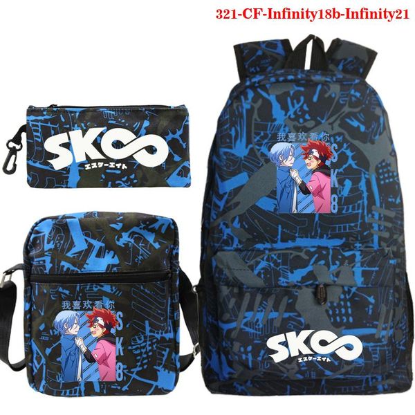 3pcs/set backpack sk8 the infinity backpacks school bags canvas teens back to shoulder bag pencil case girls boys
3pcs/set backpack sk8 the infinity backpacks school bags canvas teens back to shoulder bag pencil case girls boys