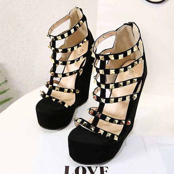roman riveting hollow comfortable slanted heel cool shoes 35 42 plus stage high-heeled sandals -a60-39, Black
roman riveting hollow comfortable slanted heel cool shoes 35 42 plus stage high-heeled sandals -a60-39, Black