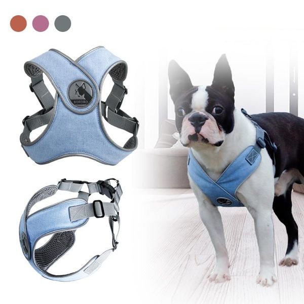 dog collars & leashes no pull x5 harness reflective soft vest nylon breathable pet outdoor sport training for small dogs
dog collars & leashes no pull x5 harness reflective soft vest nylon breathable pet outdoor sport training for small dogs