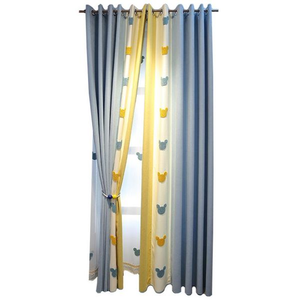 curtain & drapes fresh blue cotton and linen stitching yellow nordic simple children's room curtains boys bedroom girls bay window full
curtain & drapes fresh blue cotton and linen stitching yellow nordic simple children's room curtains boys bedroom girls bay window full