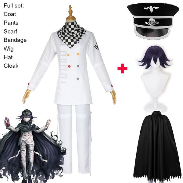theme costume 7pcs new danganronpa v3 kokichi oma cosplay costume president oma cosplay wig cloak and hat halloween carnival party costumes, Black;red
theme costume 7pcs new danganronpa v3 kokichi oma cosplay costume president oma cosplay wig cloak and hat halloween carnival party costumes, Black;red