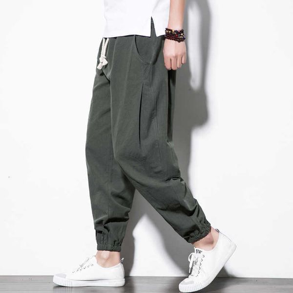 men's pants linen men casual sweatpants elastic waist traditional chinese trousers hip hop les pantalons homme cue8, Black
men's pants linen men casual sweatpants elastic waist traditional chinese trousers hip hop les pantalons homme cue8, Black