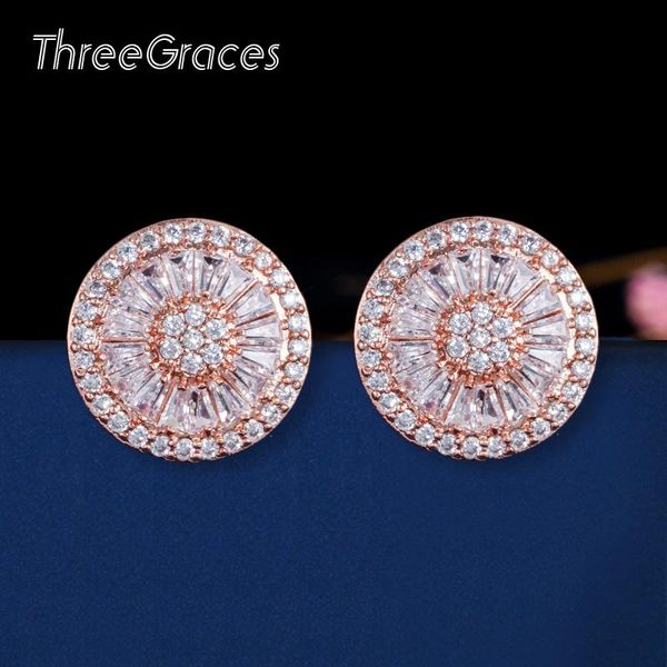 stud threegraces gorgeous cz stone fashion jewelry pave setting cubic zirconia rose gold color big earrings for women gift er288, Golden;silver
stud threegraces gorgeous cz stone fashion jewelry pave setting cubic zirconia rose gold color big earrings for women gift er288, Golden;silver