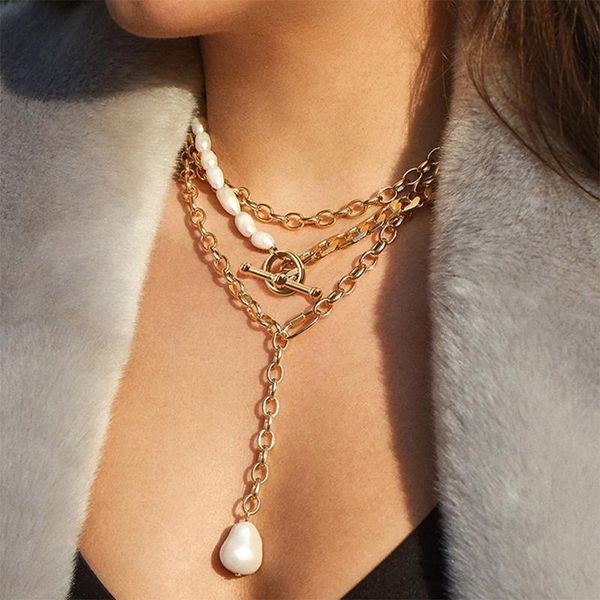 pendant necklaces 2021 summer fashion chain pearl necklace for women baroque metal charm pendants choker jewelry gold color, Silver
pendant necklaces 2021 summer fashion chain pearl necklace for women baroque metal charm pendants choker jewelry gold color, Silver