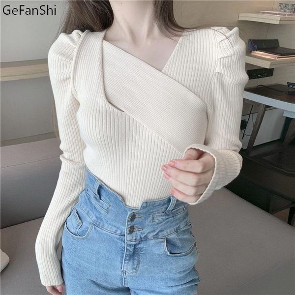 women's sweaters women autumn winter korean style v-neck solid knitted sweater clothing bastic party pullover, White;black
women's sweaters women autumn winter korean style v-neck solid knitted sweater clothing bastic party pullover, White;black