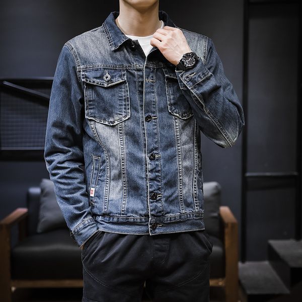 men's jackets primavera outono masculino coreano denim jaquetas juventude moda masculina magro jean s oversize turn-down collar qbcj, Black;brown
men's jackets primavera outono masculino coreano denim jaquetas juventude moda masculina magro jean s oversize turn-down collar qbcj, Black;brown