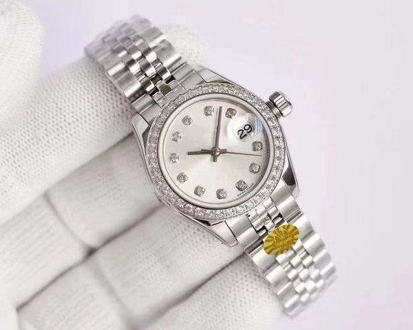 26mm fashion pink ladies dress watch diamond dial waterproof mechanical automatic womens watches stainless steel strap bracelet wristwatch h, Slivery;brown
26mm fashion pink ladies dress watch diamond dial waterproof mechanical automatic womens watches stainless steel strap bracelet wristwatch h, Slivery;brown