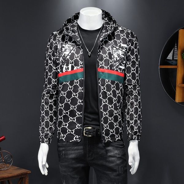 fashion jacket 2021 autumn korean slim handsome young men's printed wear, Black;brown
fashion jacket 2021 autumn korean slim handsome young men's printed wear, Black;brown