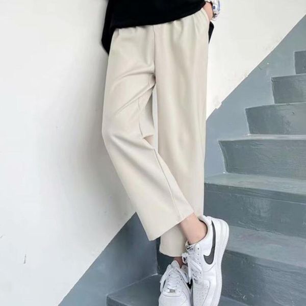 men's pants summer thin casual fashion solid color loose wide-leg men dress korean business mens suit s-3xl, Black
men's pants summer thin casual fashion solid color loose wide-leg men dress korean business mens suit s-3xl, Black