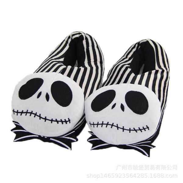 jack's skull cartoon slippers christmas eve thrill jack anime surrounding plush cotton shoes winter foot wrap, Black
jack's skull cartoon slippers christmas eve thrill jack anime surrounding plush cotton shoes winter foot wrap, Black