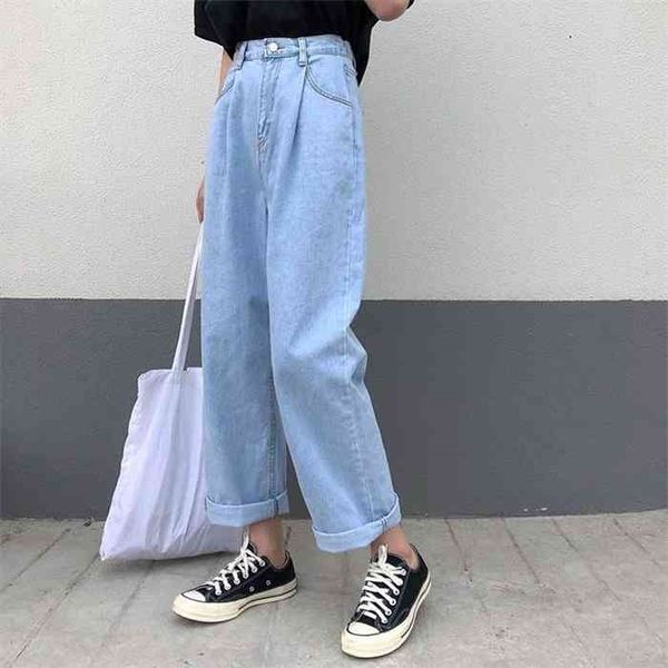 jeans women ankle-length denim loose plus size 5xl vintage spring straight harajuku all-match washed students casual fashion, Blue
jeans women ankle-length denim loose plus size 5xl vintage spring straight harajuku all-match washed students casual fashion, Blue