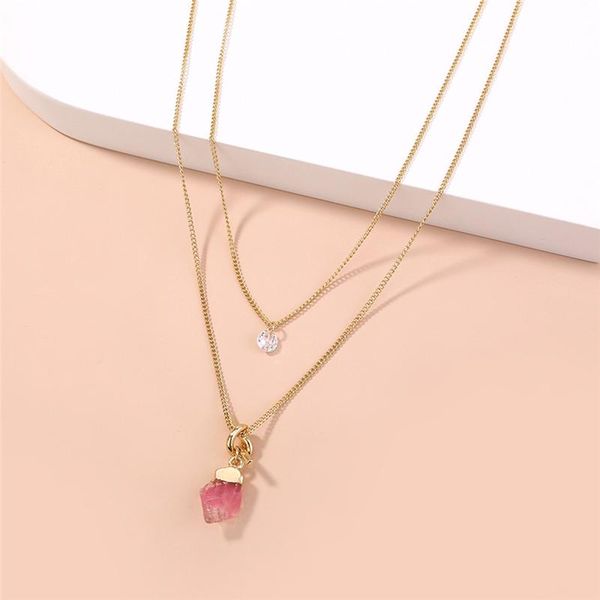 pendant necklaces luxury simple elegant red color stone crystal necklace for women fashion gifts party jewelry accessories, Silver
pendant necklaces luxury simple elegant red color stone crystal necklace for women fashion gifts party jewelry accessories, Silver