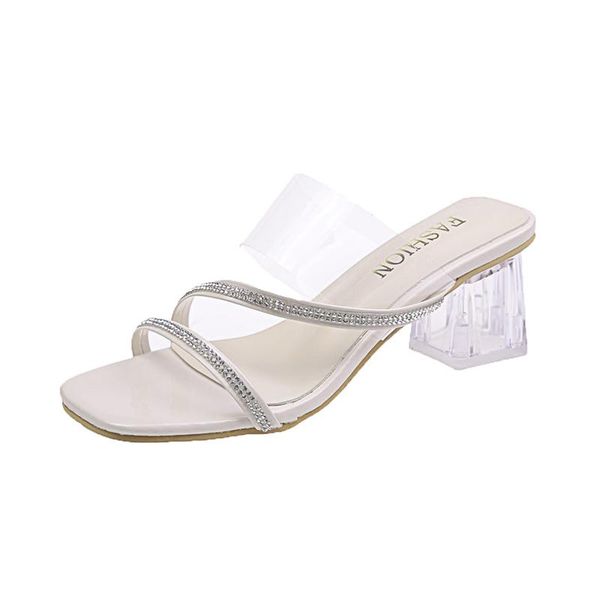 fashion women shoes woman mules clear transparent ladies 2021 summer crystal casual thick high heels slides slippers, Black
fashion women shoes woman mules clear transparent ladies 2021 summer crystal casual thick high heels slides slippers, Black