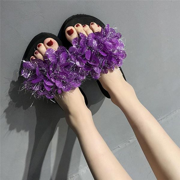 stylish female slippers women's bohemian flower flat summer sandals beach shoes, Black
stylish female slippers women's bohemian flower flat summer sandals beach shoes, Black