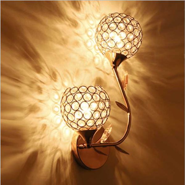 wall lamp european luxurysimple modern golden single double head led crystal creative art bedside bedroom french romance
wall lamp european luxurysimple modern golden single double head led crystal creative art bedside bedroom french romance