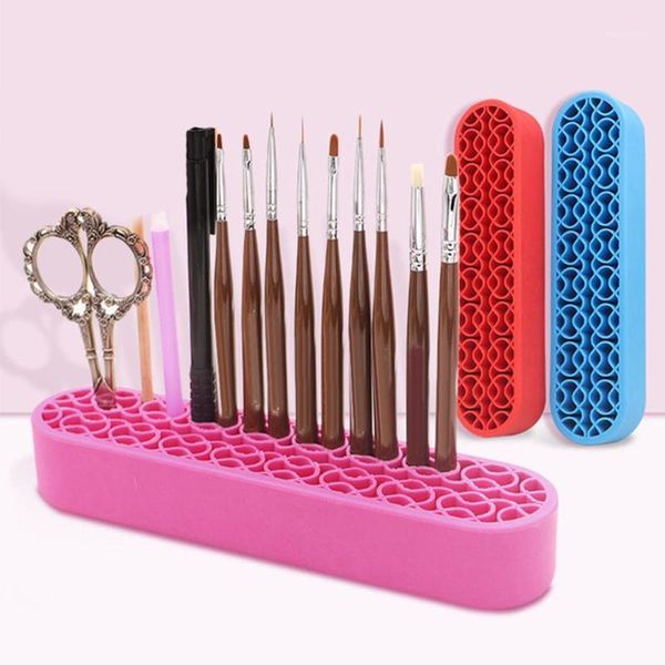 silicone nail pen holder makeup brush display stand storage case desk organizer1
silicone nail pen holder makeup brush display stand storage case desk organizer1