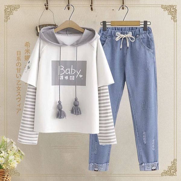 net red single / junior high school spring and autumn girls' suit student loose college style 15 big children's sports sweater two, Black;white
net red single / junior high school spring and autumn girls' suit student loose college style 15 big children's sports sweater two, Black;white