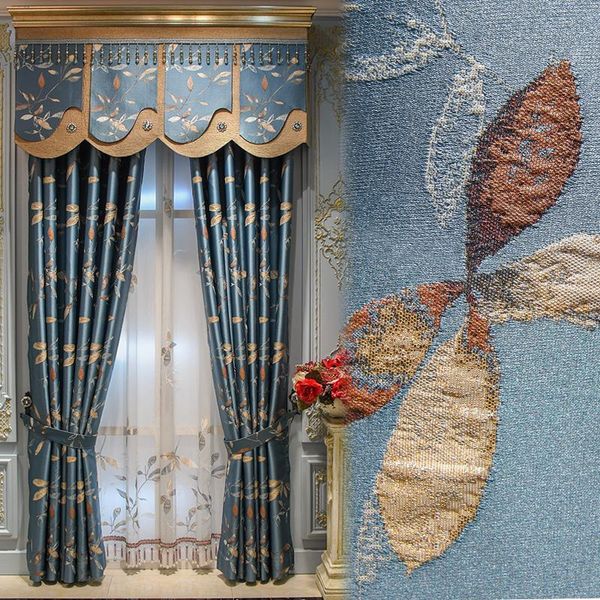 curtain & drapes american european-style turkish high-precision jacquard villa relief crafts for living room bedroom blackout curtains custo
curtain & drapes american european-style turkish high-precision jacquard villa relief crafts for living room bedroom blackout curtains custo