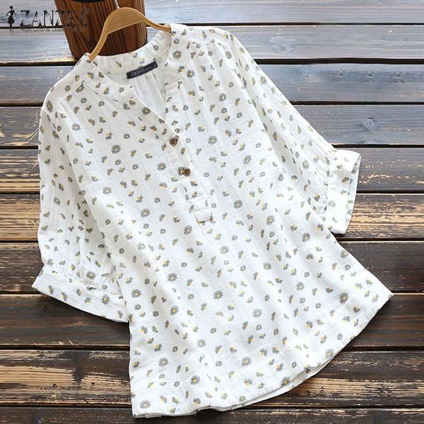 blouses elegant printed women's summer blouses 2021 casual short sleeve blusas female v neck floral tunic plus size chemise, White
blouses elegant printed women's summer blouses 2021 casual short sleeve blusas female v neck floral tunic plus size chemise, White