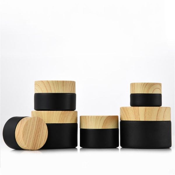 storage bottles & jars 5g/10g/15g/20g/30g/50g glass empty matte black cosmetic face cream pots lip containers with lid refillable bottl
storage bottles & jars 5g/10g/15g/20g/30g/50g glass empty matte black cosmetic face cream pots lip containers with lid refillable bottl