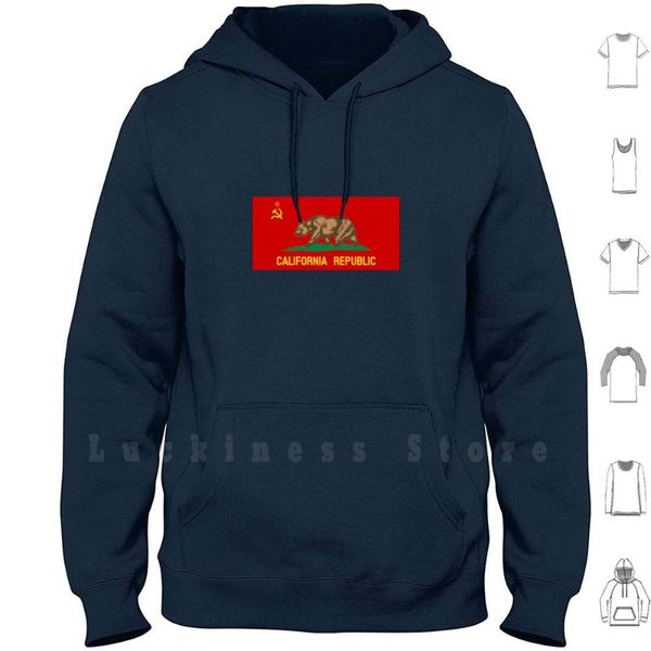 people's republic of california - red communist flag hoodies long sleeve peoples men's & sweatshirts, Black
people's republic of california - red communist flag hoodies long sleeve peoples men's & sweatshirts, Black