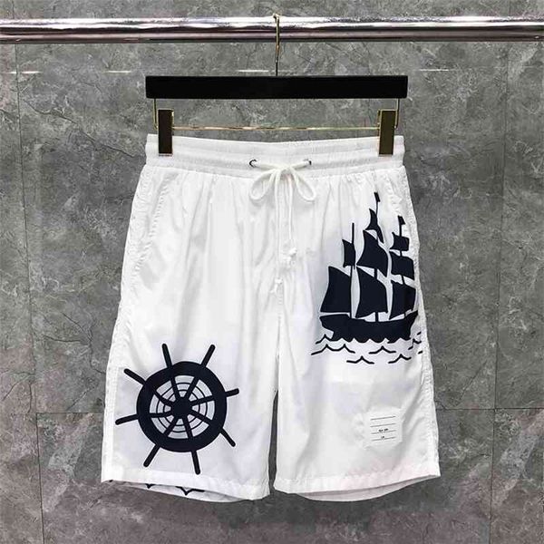 shorts fashion tb thom brand casual men summer loose beach thin quick dry ship pattern white sport shorts ins, White;black
shorts fashion tb thom brand casual men summer loose beach thin quick dry ship pattern white sport shorts ins, White;black