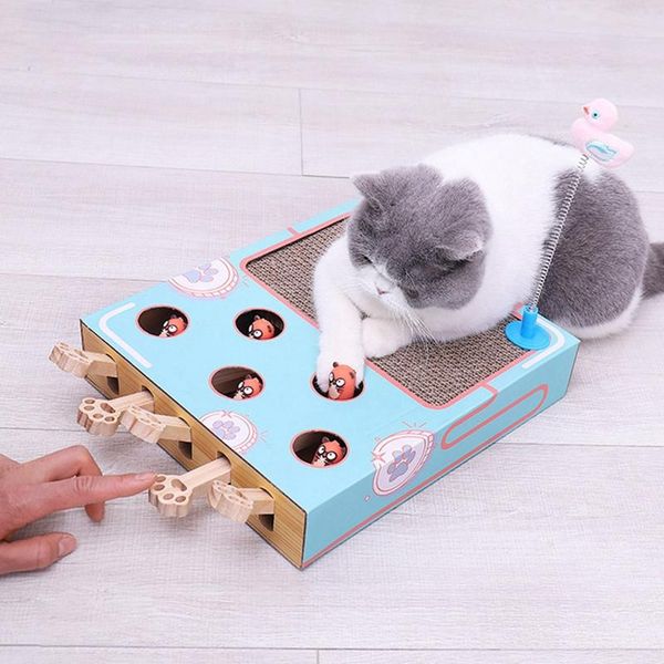 cat toys 1pc funny scratch toy interactive corrugated wooden kitten hunting pet punch game supplies accessories
cat toys 1pc funny scratch toy interactive corrugated wooden kitten hunting pet punch game supplies accessories
