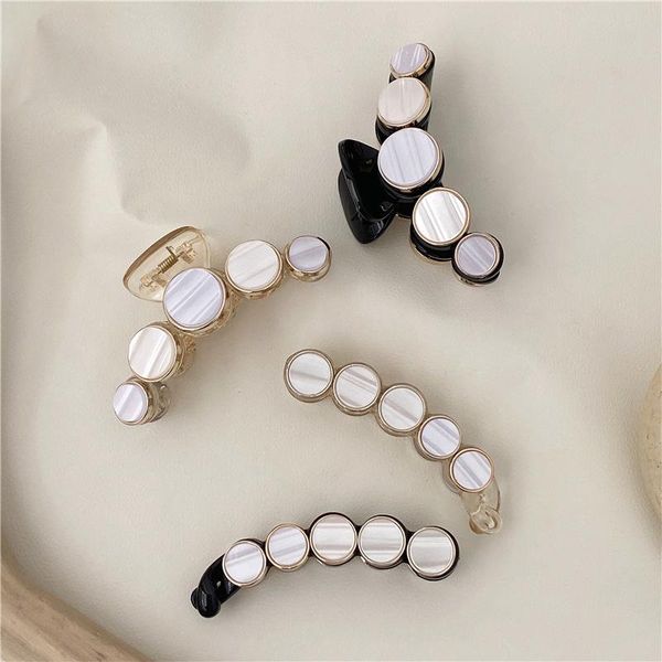 hair accessories women fahsion white shell claw lady vintage geometric banana hari clips
hair accessories women fahsion white shell claw lady vintage geometric banana hari clips
