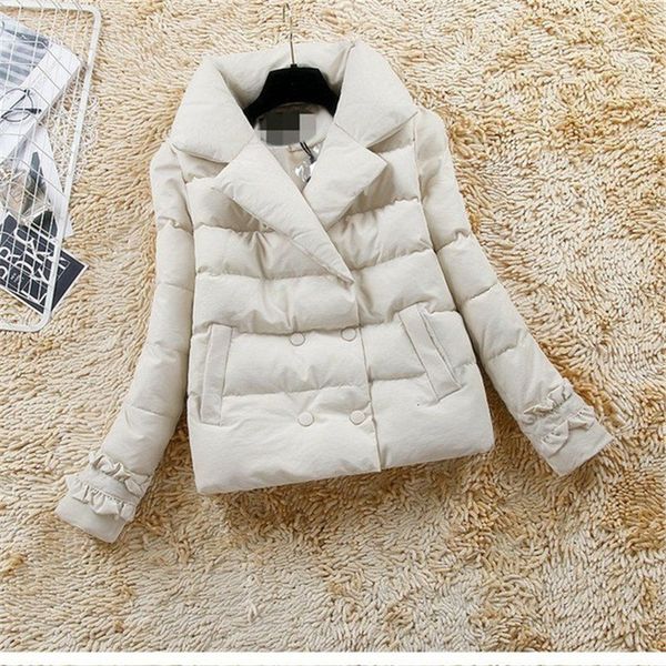 women's suits & blazers 2021 fashion fall and winter women's coat parker ladies short cotton, White;black
women's suits & blazers 2021 fashion fall and winter women's coat parker ladies short cotton, White;black